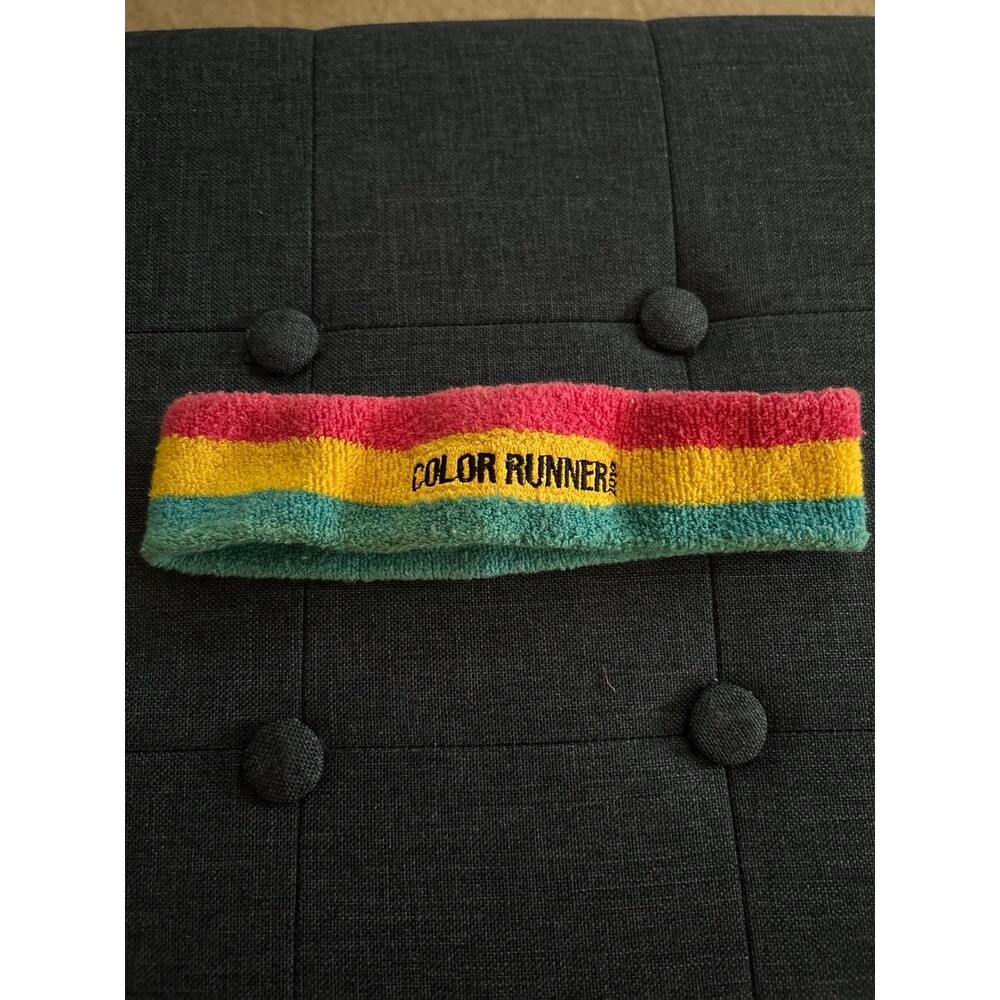 Color Runner rainbow headband 2014